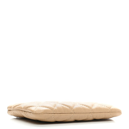 Chanel Caviar Quilted Small Cosmetic Case Beige 4 of 8