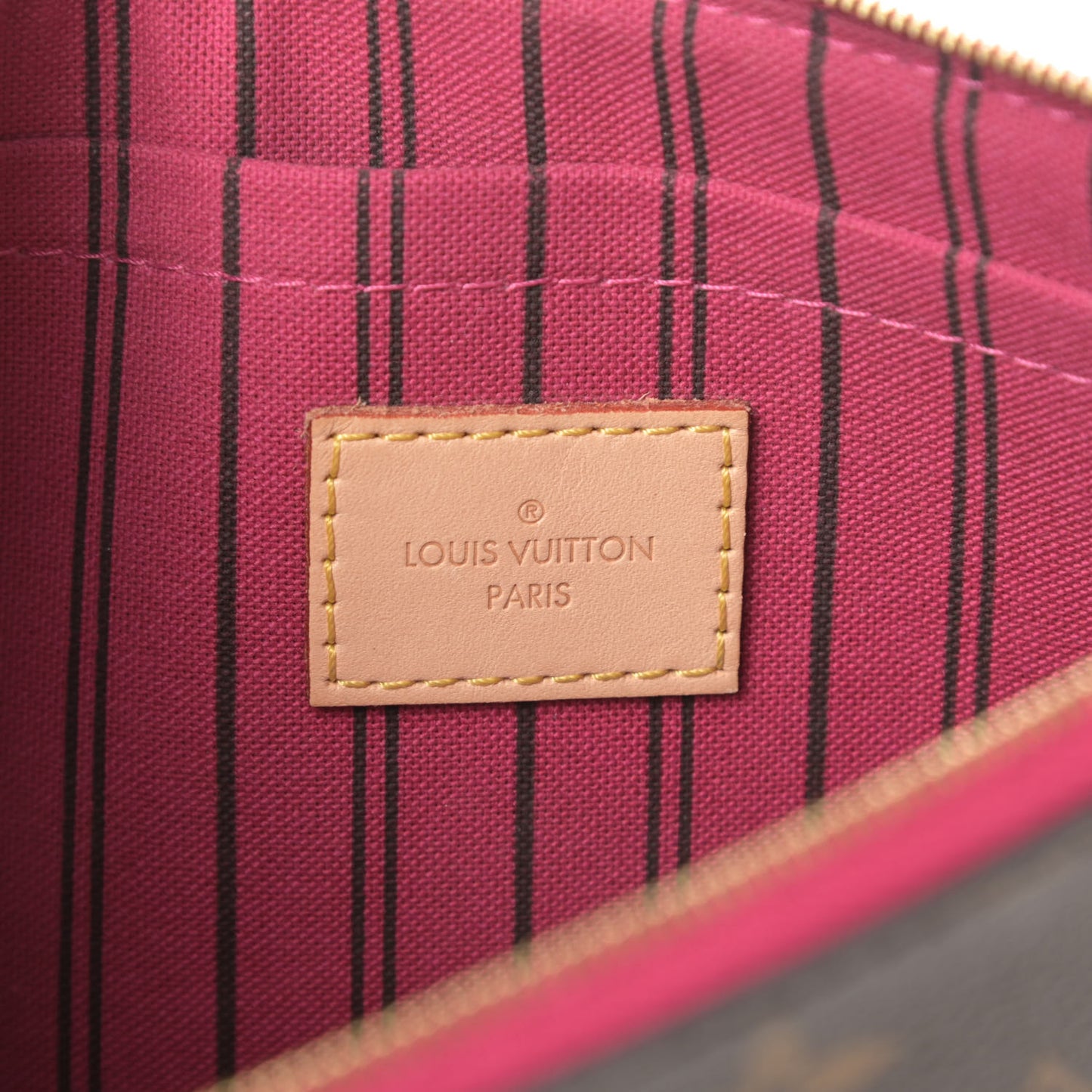 Monogram Neverfull MM GM Pochette Pivoine