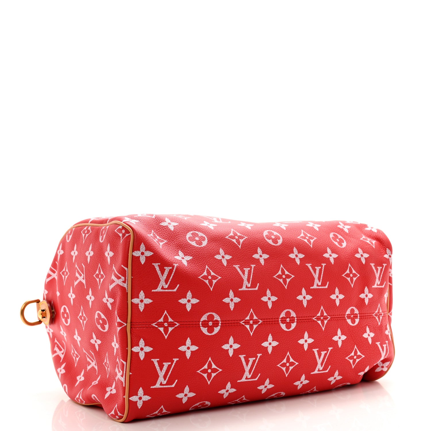 Louis Vuitton Calfskin Monogram Speedy P9 Bandouliere 40 Red 4 of 11