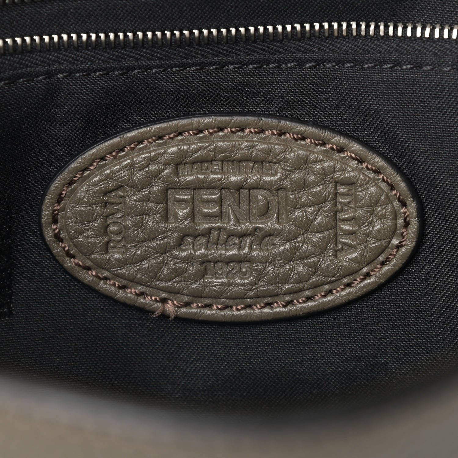 Fendi Cuoio Romano Selleria Belt Baguette Bag Taupe 9 of 11