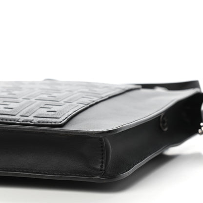 Fendi Vitello Century Grace FF Embossed Messenger Black 9 of 10