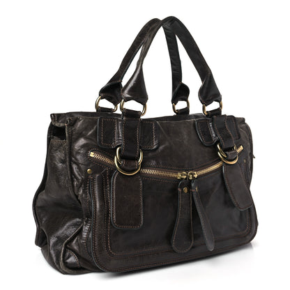 Chloe Calfskin Large Bay Tote Brown 3 of 13