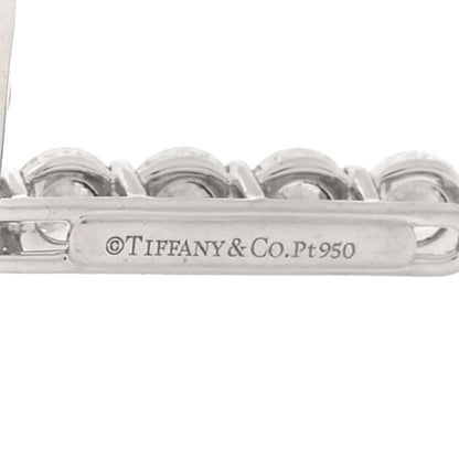 Tiffany Platinum Diamond Large Cross Pendant Necklace 5 of 5