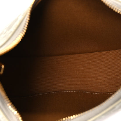 Celine Canvas Calfskin Ava Triomphe Shoulder Bag Grege 5 of 10