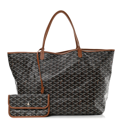 Goyard Goyardine Saint Louis GM Black Gold 1 of 11