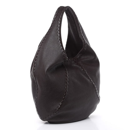 Bottega Veneta Cervo Deerskin Large Hobo Ebano 3 of 11