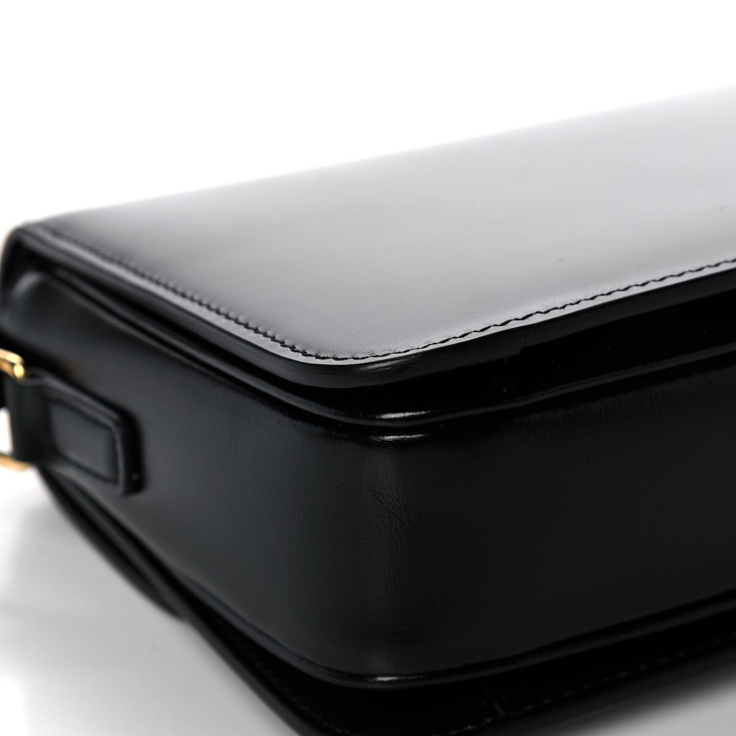 Shiny Calfskin Small Triomphe Black