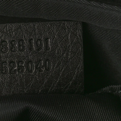 Gucci Pebbled Calfskin Soho Cosmetic Case Black 7 of 9