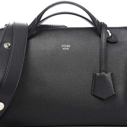 Fendi Vitello Dolce Marmol Medium By The Way Boston Bag Black 10 of 10