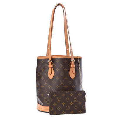 Louis Vuitton Monogram Petit Bucket 23 1 of 10