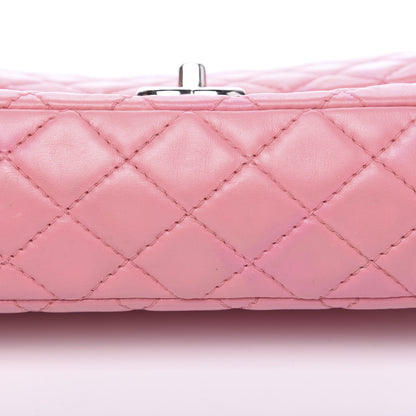 Chanel Lambskin Quilted Medium Double Flap Light Pink 13 of 16