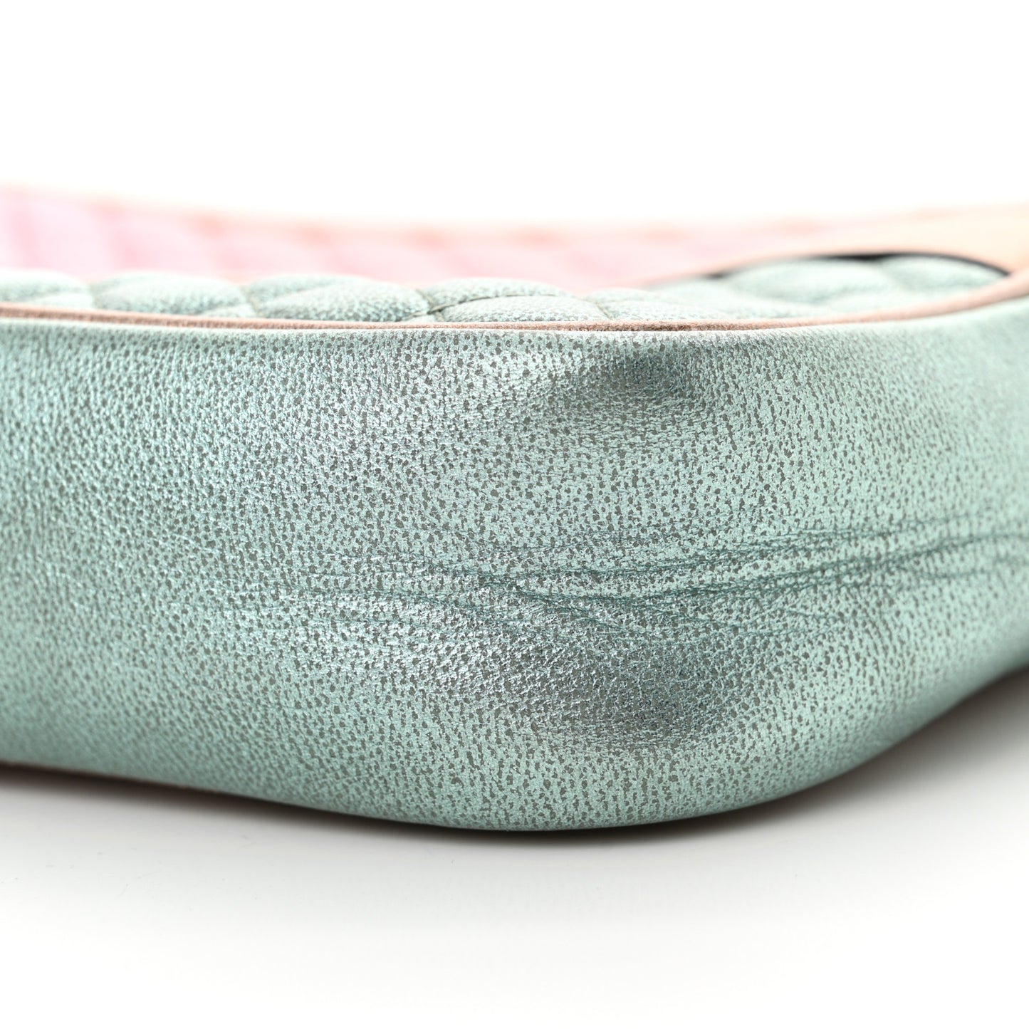 Laminated Nappa Trapuntata Small Zumi Shoulder Bag Rosa
