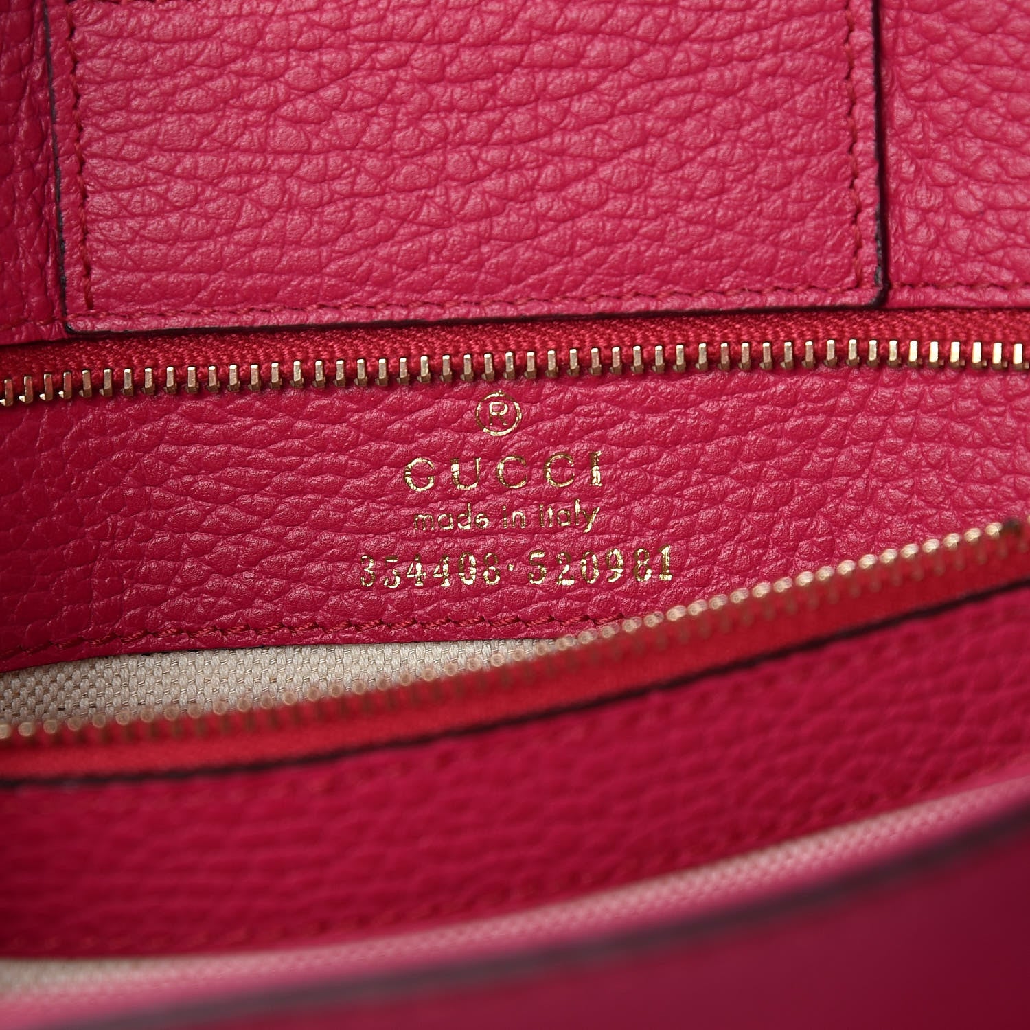 Gucci Dollar Calfskin Small Swing Tote Blossom 7 of 9