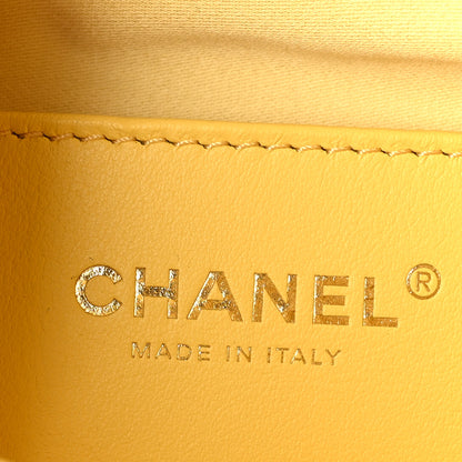 Chanel Caviar Quilted Small Chanel 25 Handbag Yellow Yellow 7 of 10