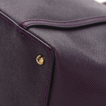 Dolce & Gabbana Dauphine Stampa Shopping Tote Purple 8 of 13