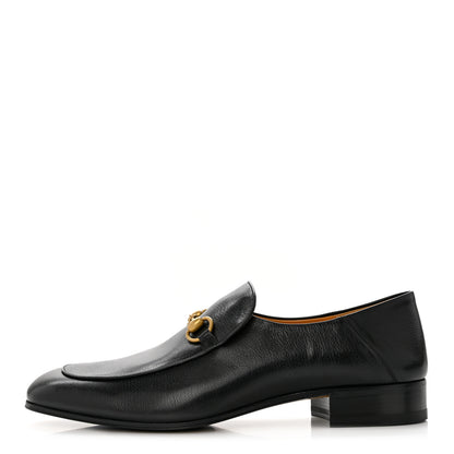 Gucci Goatskin Mens Horsebit Loafers 12 Black 1 of 8