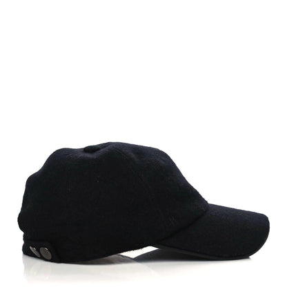 Hermes Cashmere Silk Cap 58 Black 3 of 7