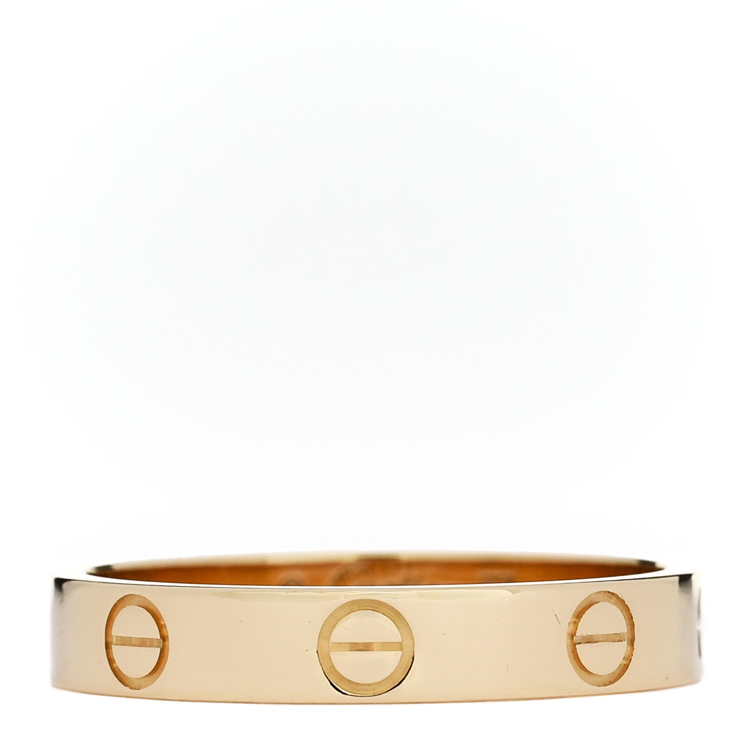 Cartier 18K Yellow Gold 3.5mm LOVE Wedding Band Ring 57 8 1 of 5