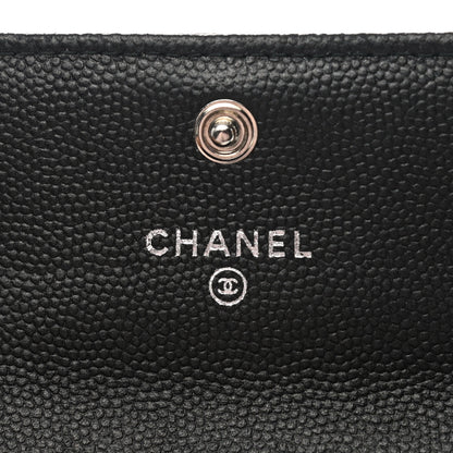 Chanel Caviar Quilted Boy Flap Card Holder So Black 6 of 9