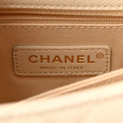 Chanel Caviar Quilted Mini Coco Handle Flap Beige 6 of 12