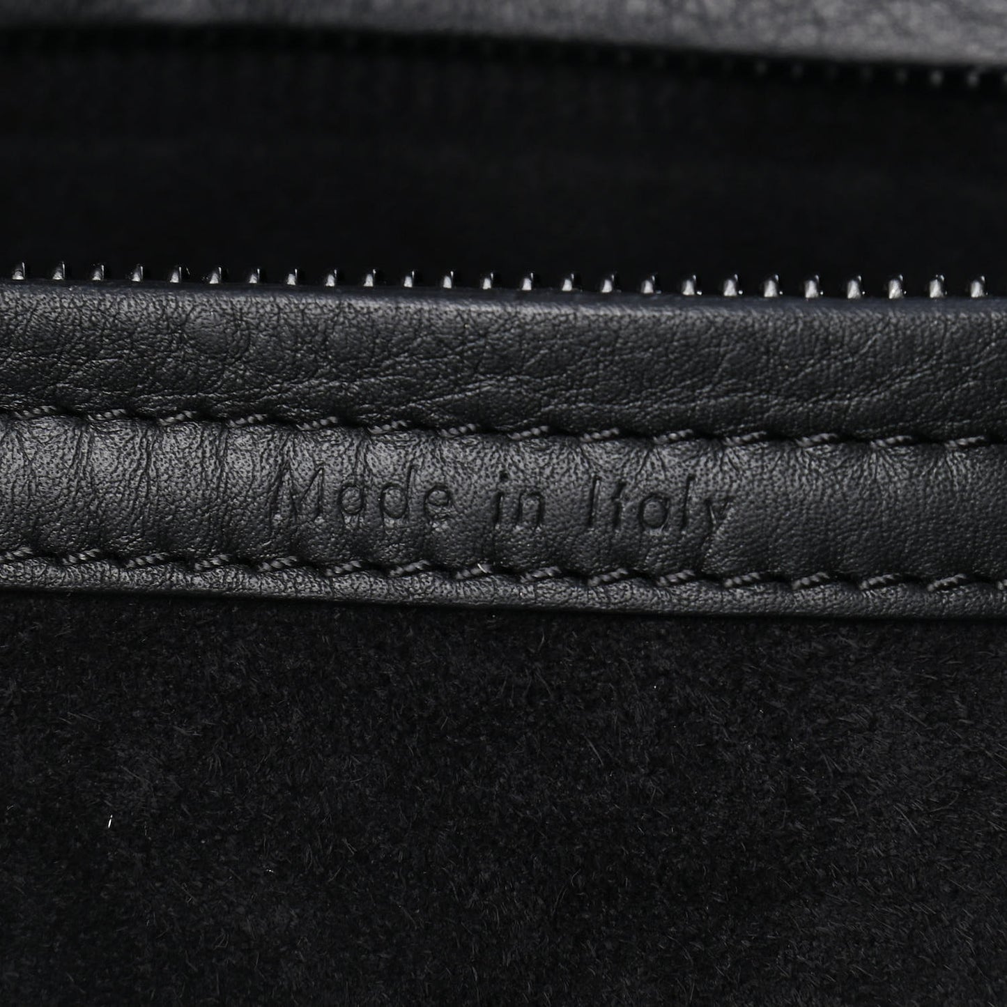 Supple Calfskin Medium Phantom Luggage Black