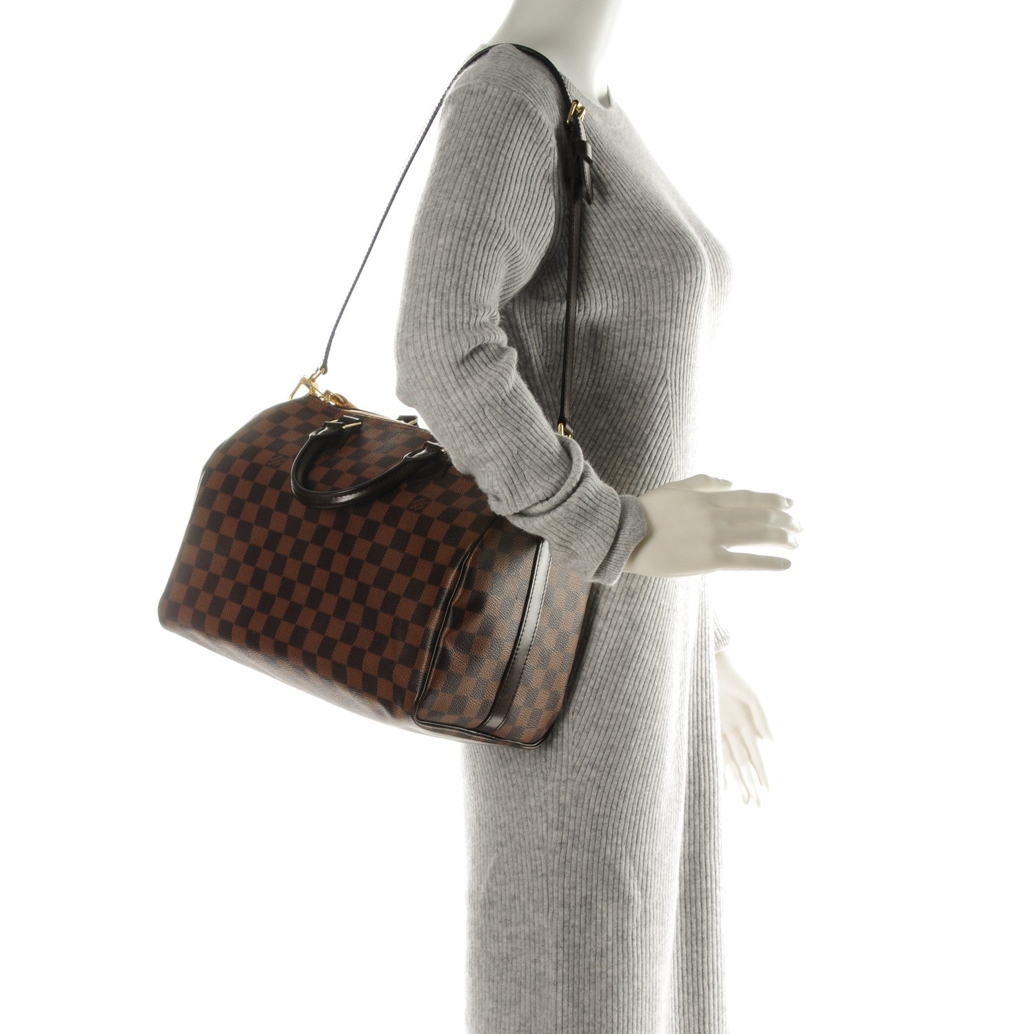 Louis Vuitton Damier Ebene Speedy Bandouliere 30 2 of 7