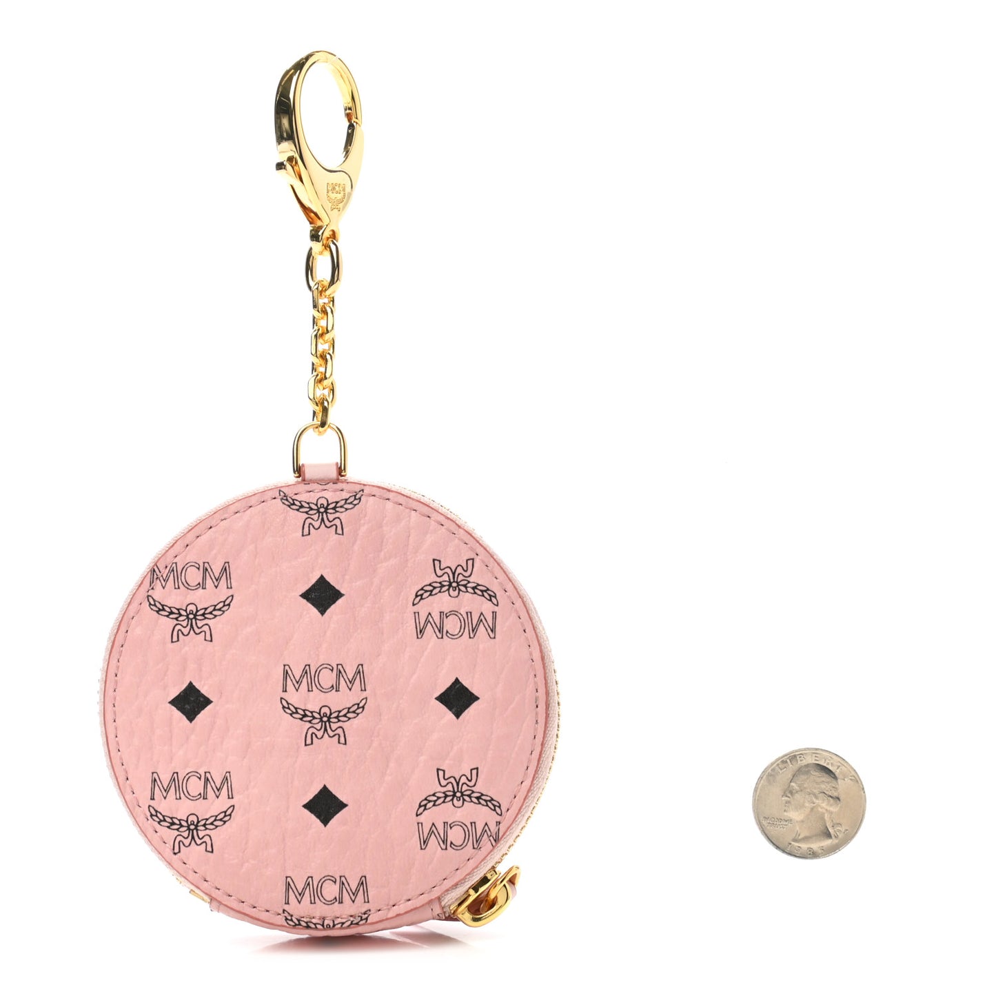 Visetos Round Coin Pouch Pink