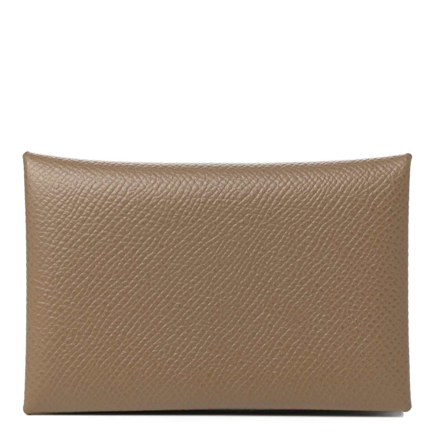 Hermes Epsom Calvi Card Case Etoupe 1 of 7