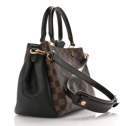 Louis Vuitton Damier Ebene Cuir Taurillon Brittany Black 3 of 10
