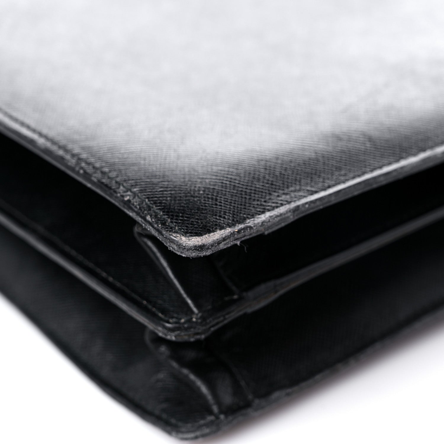 Prada Saffiano Briefcase Black 8 of 21