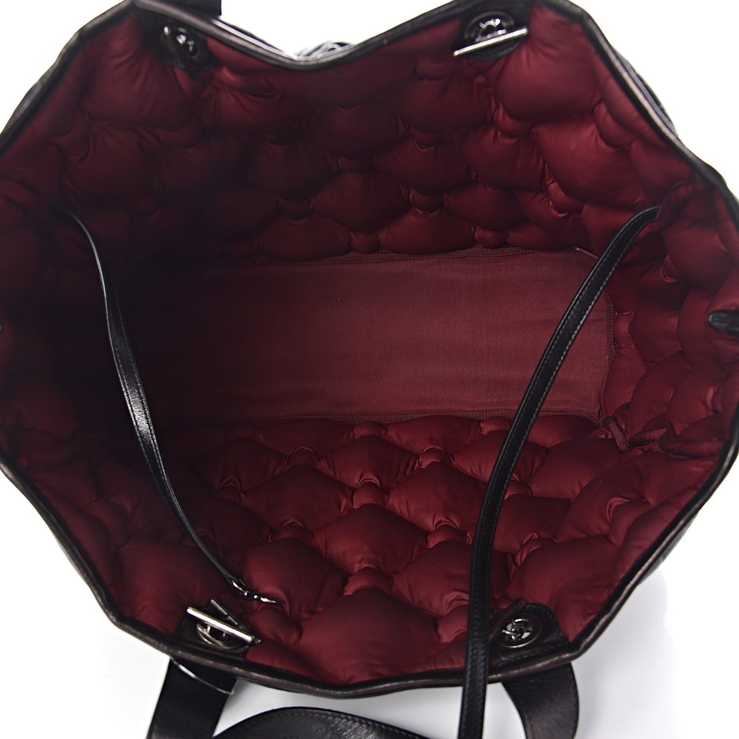 Chanel Calfskin Quilted Large Chesterfield Tote Black 6 of 12
