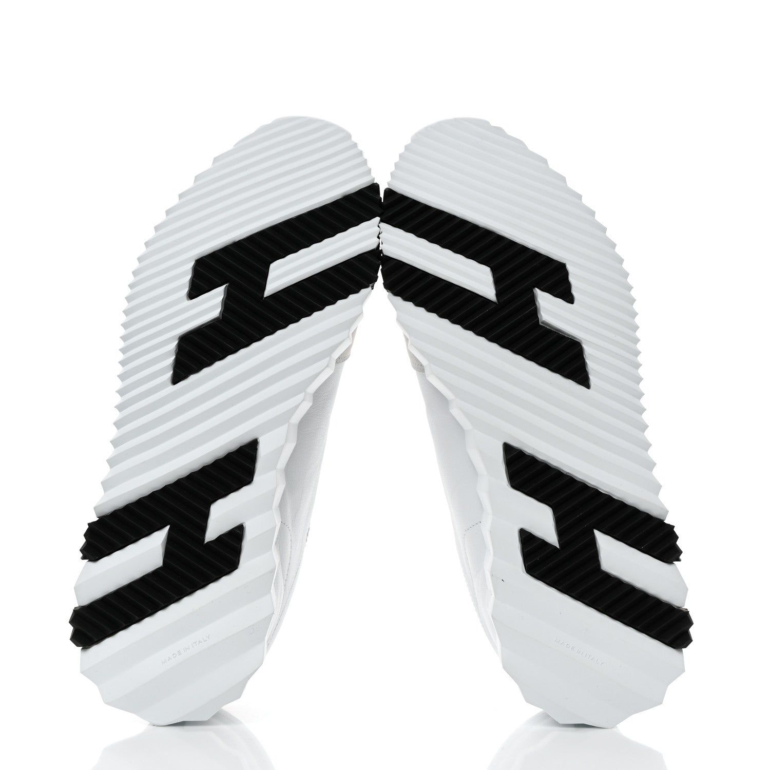 Hermes Calfskin Suede Goatskin Bouncing Sneakers 40 White Black 5 of 8