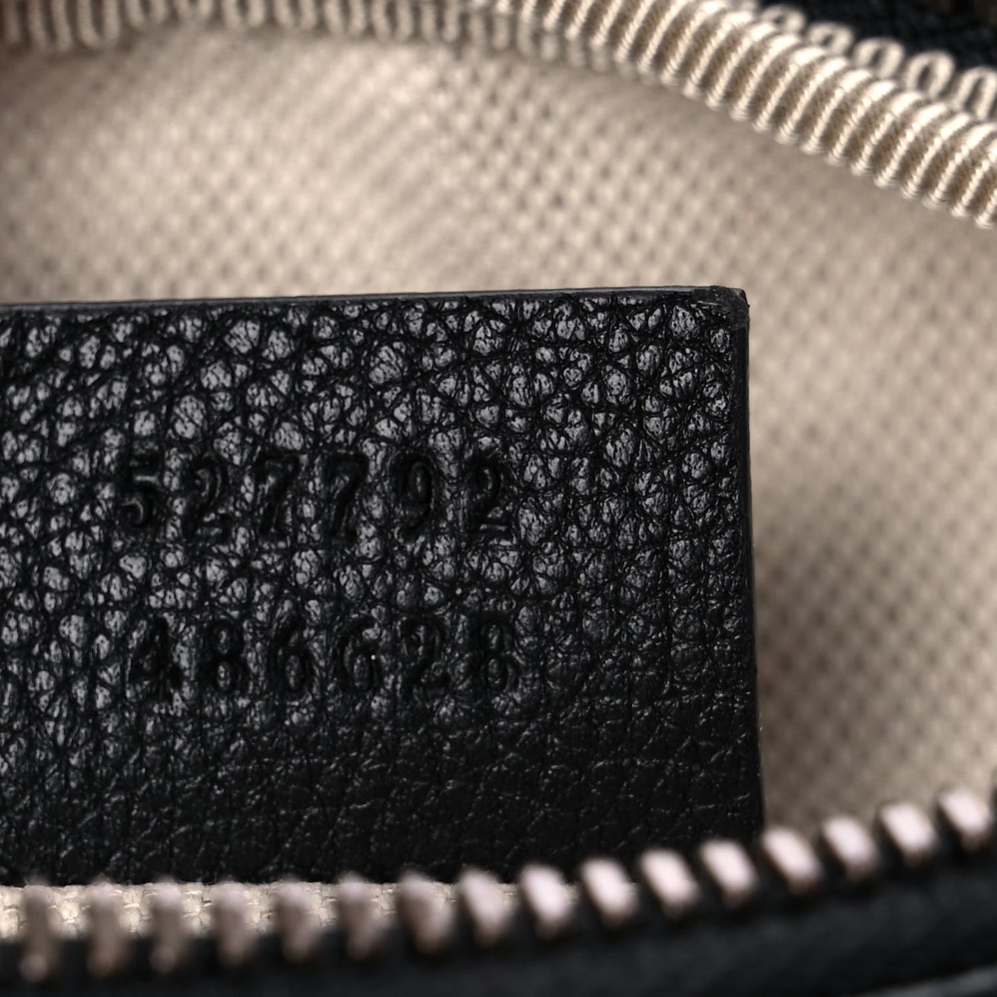 Grained Calfskin Small Logo Belt Bag Black