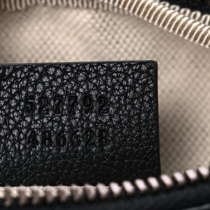Gucci Grained Calfskin Small Logo Belt Bag Black 7 of 10