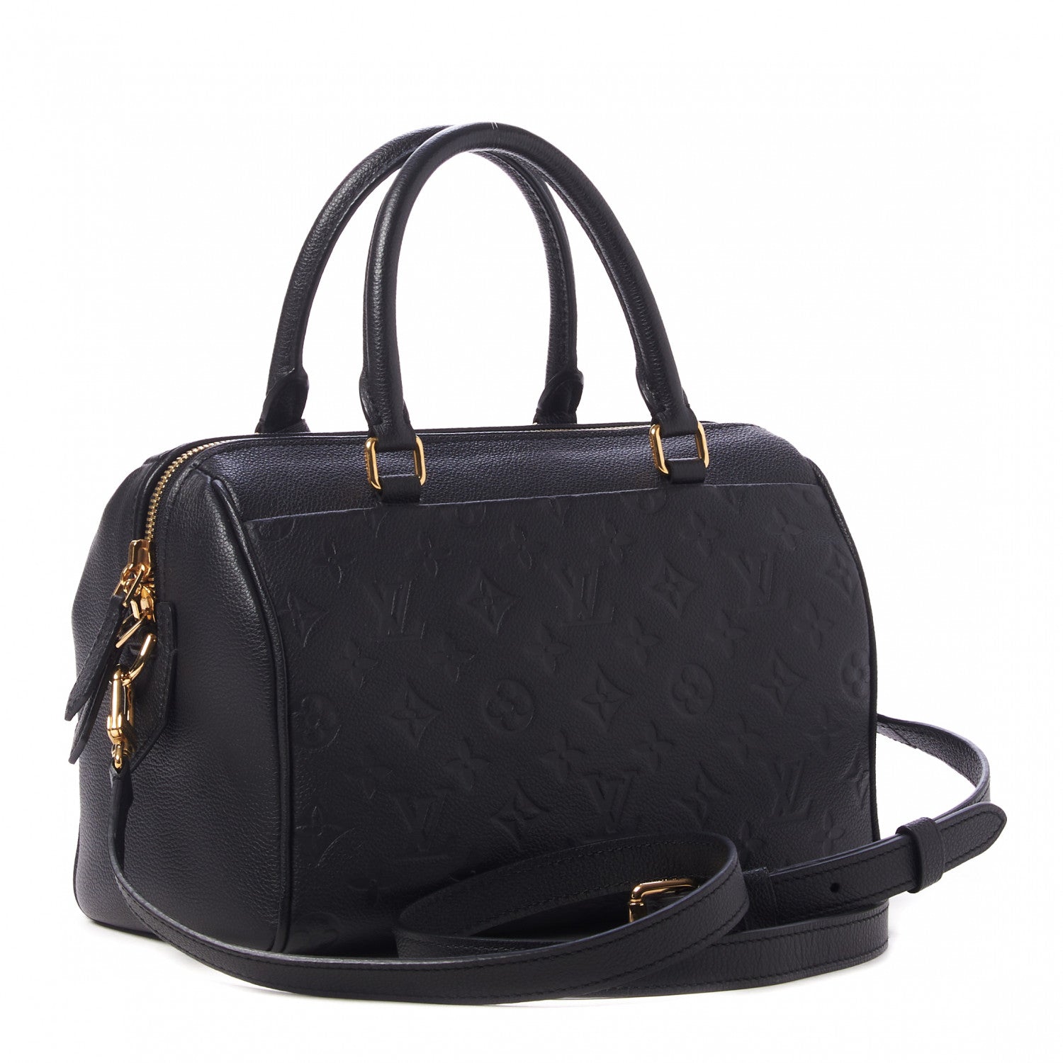 Louis Vuitton Empreinte Speedy Bandouliere 25 NM Black 3 of 8
