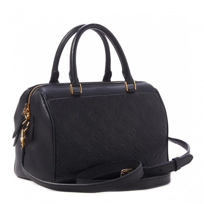 Louis Vuitton Empreinte Speedy Bandouliere 25 NM Black 3 of 8
