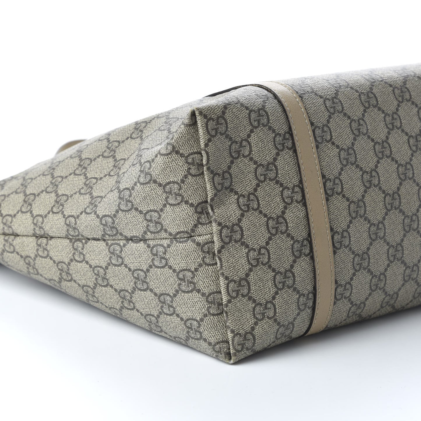 GG Supreme Monogram Medium Nice Tote Beige