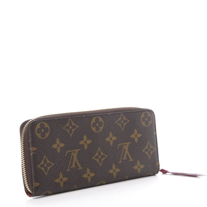 Louis Vuitton Monogram Clemence Wallet Fuchsia 3 of 10