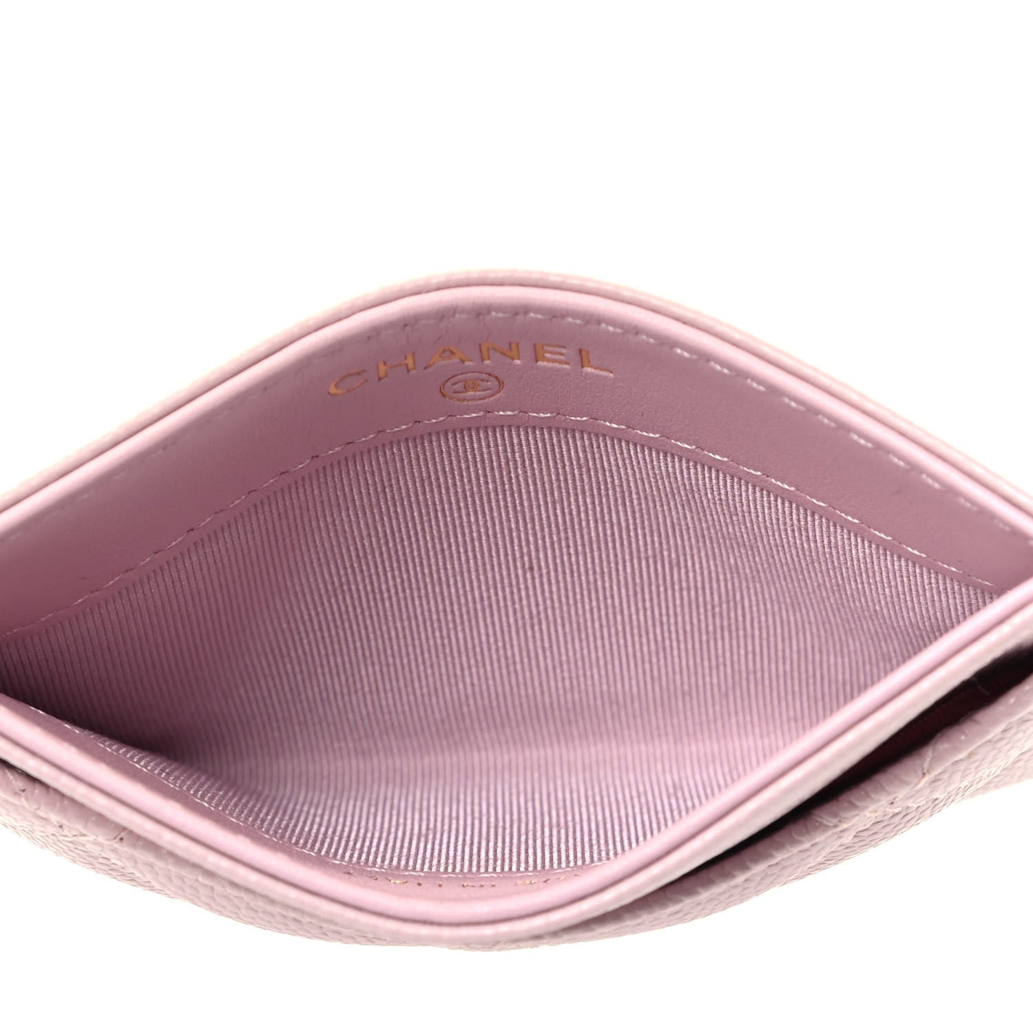 Chanel Caviar Quilted Card Holder Light Pink 3 of 3