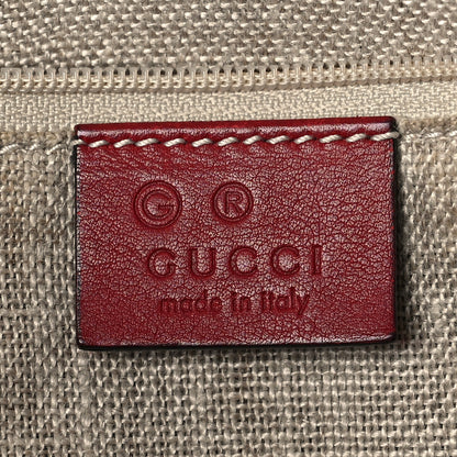 Gucci Soft Microguccissima Small Zippered Satchel Rosso 6 of 25