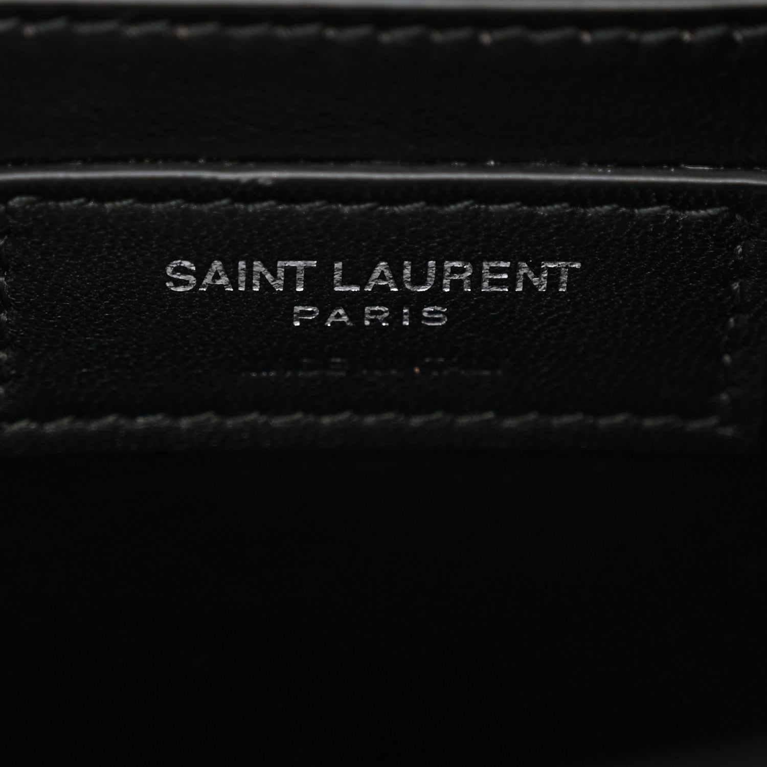 Saint Laurent Grain De Poudre Textured Mixed Matelasse Triquilt Medium Monogram Satchel Black 6 of 11