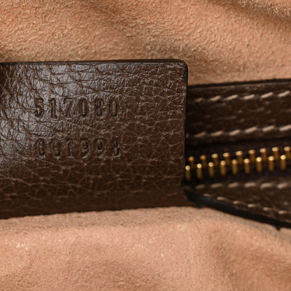 Gucci GG Supreme Monogram Web Small Ophidia Shoulder Bag Brown 7 of 12