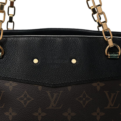 Louis Vuitton Monogram Pallas Shopper Black 8 of 11