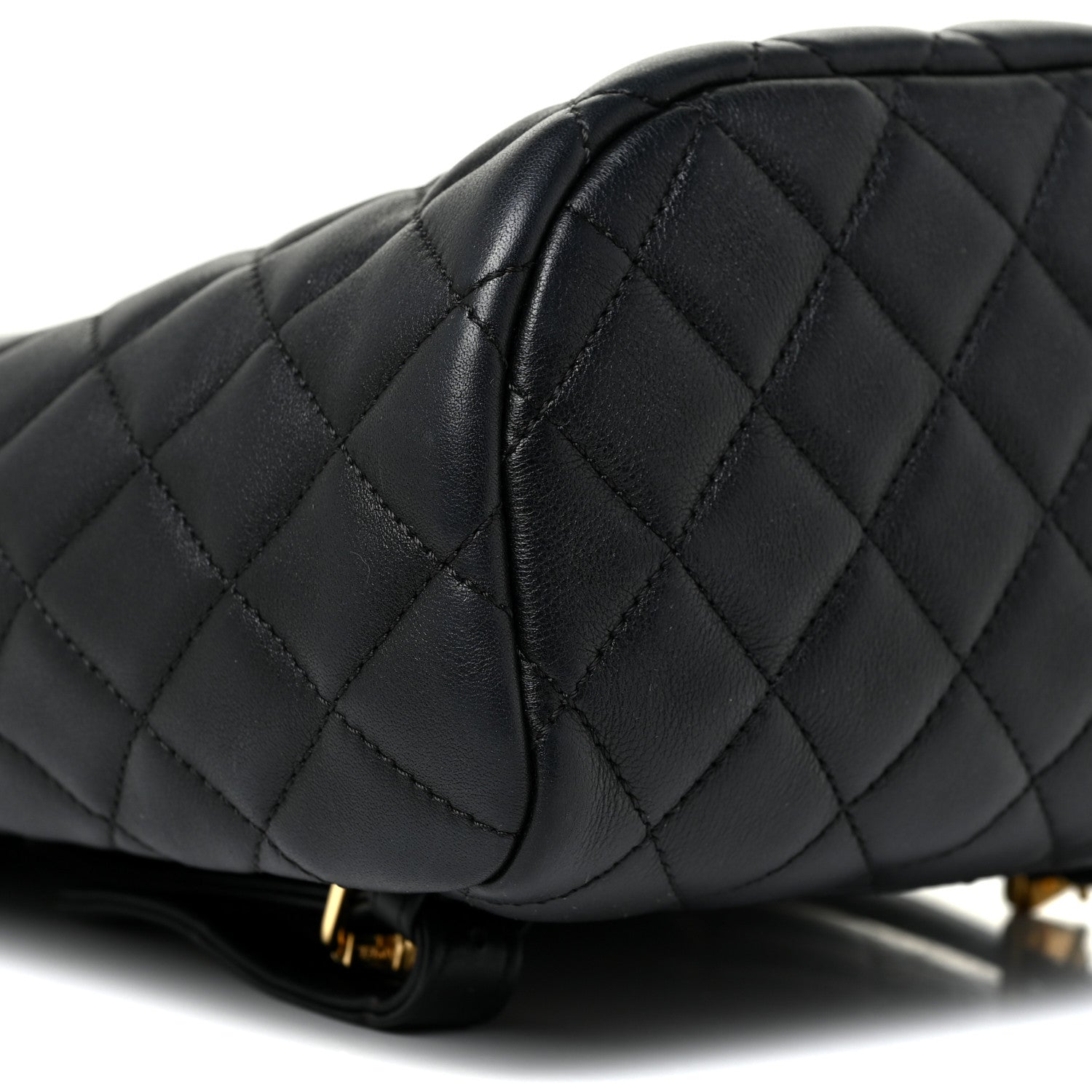 Chanel Calfskin Quilted Mini Urban Spirit Backpack Black 9 of 14