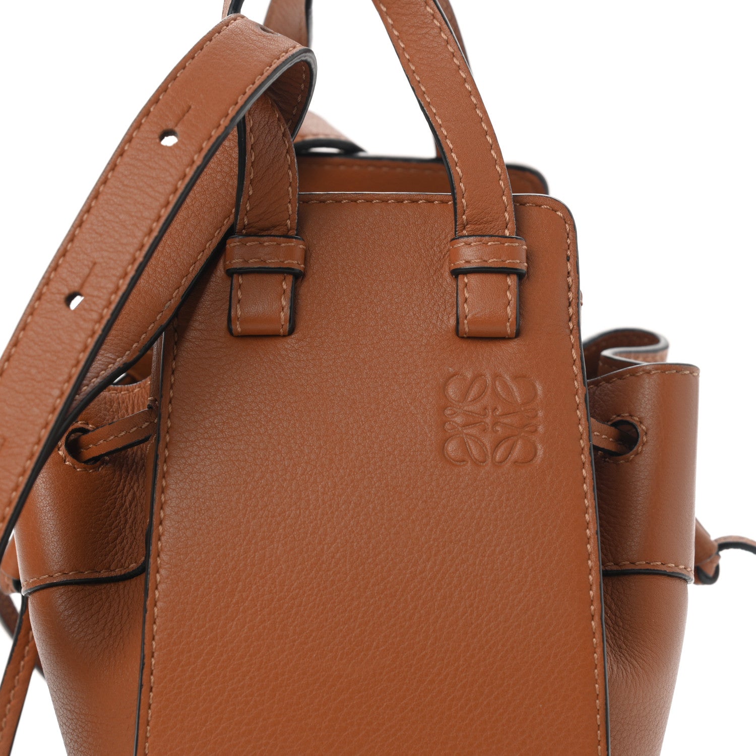 Loewe Calfskin Mini Hammock Shoulder Bag Tan 9 of 9