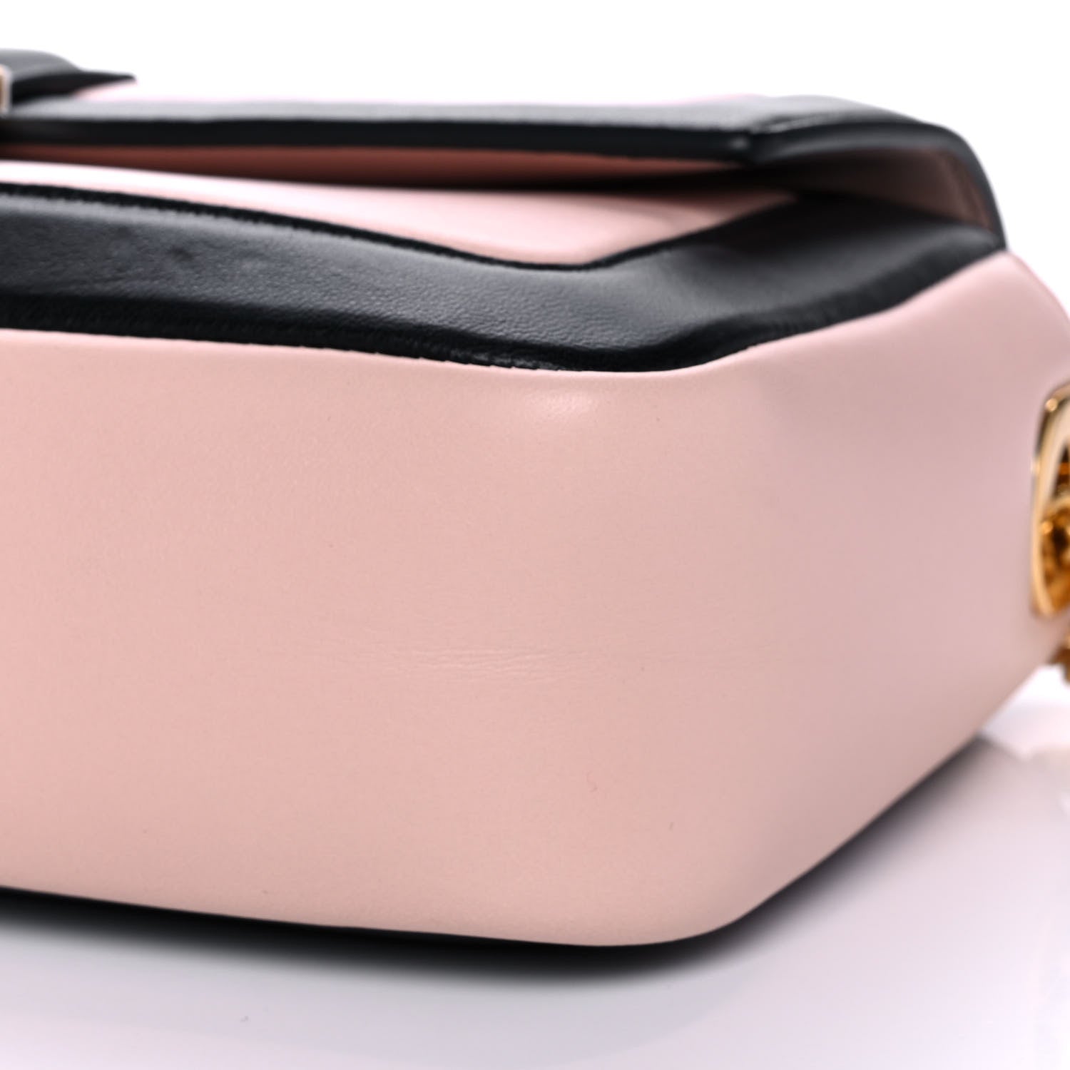 Fendi Nappa Apolo Bi-Color Chain Baguette Rosa Quarzo Black 10 of 13