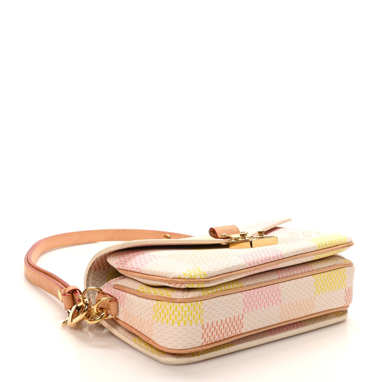Louis Vuitton Damier Giant Pochette Metis East West Peach 1816606