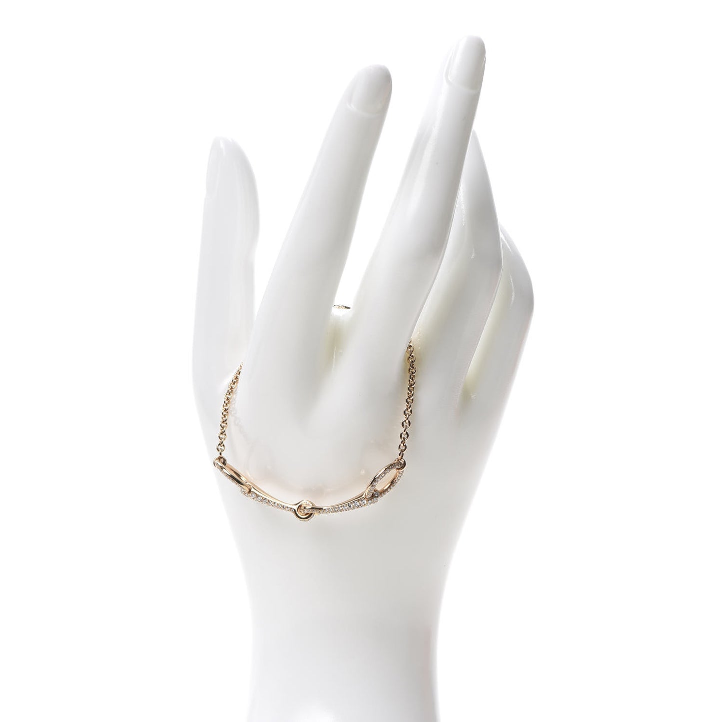 18K Rose Gold Diamond Filet d'Or TPM Bracelet SH