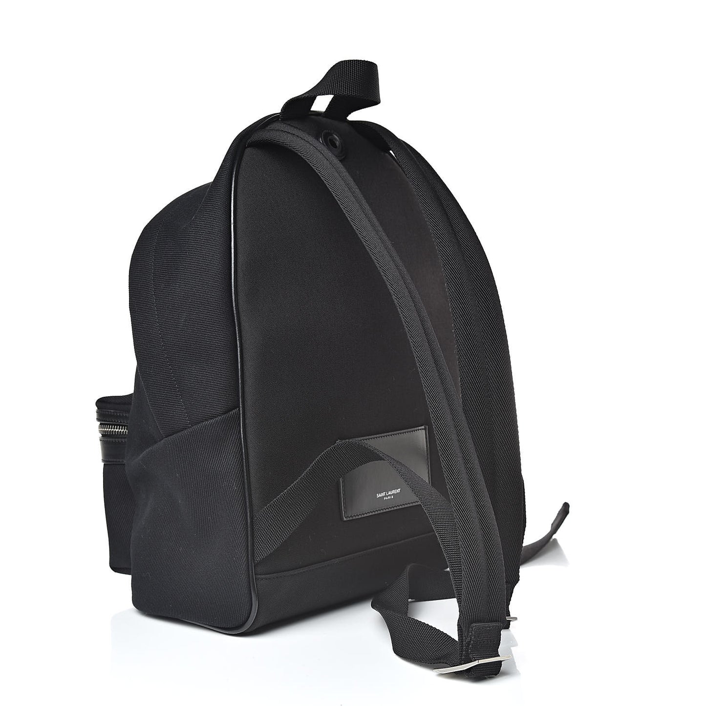 Canvas Signature Heaven Embroidered Mini City Backpack Black