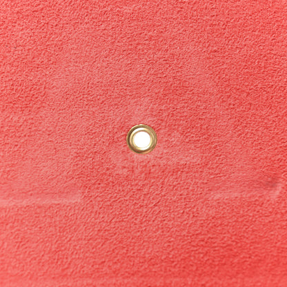 Louis Vuitton Calfskin Chain Louise MM Red 6 of 13
